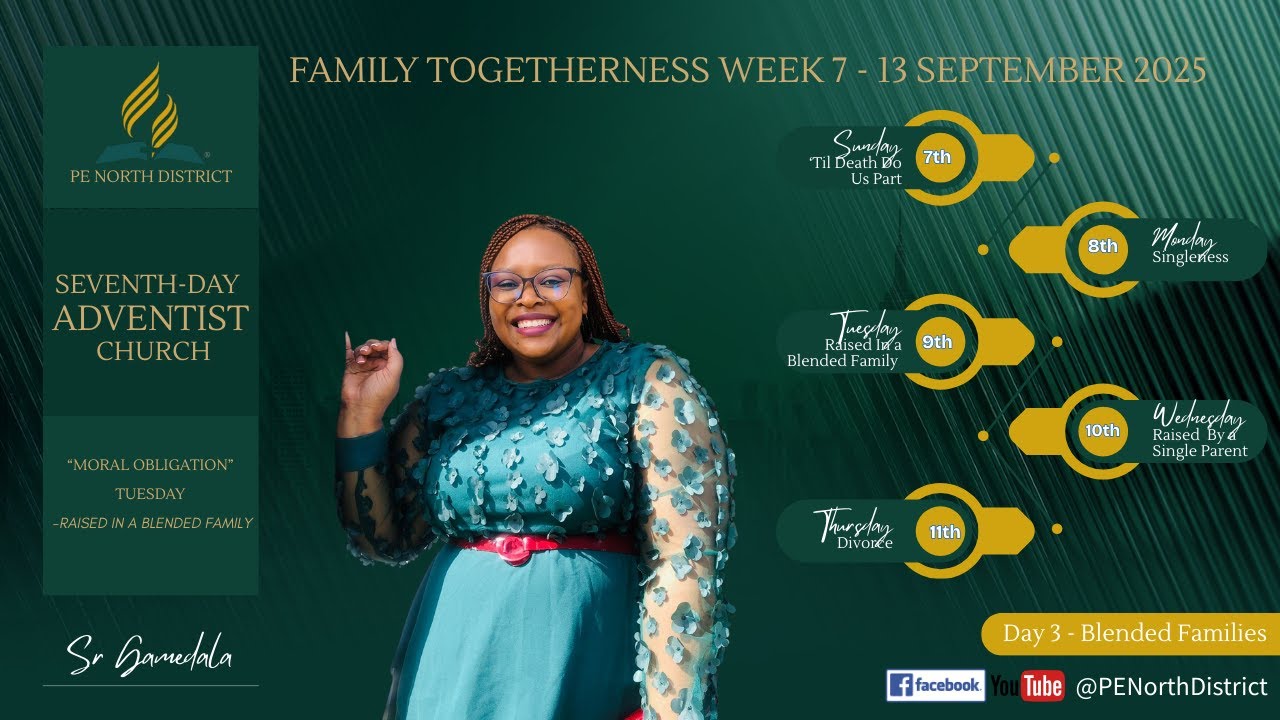PE North Family Togetherness Week of Prayer 7 - 13 September | Sr Gamedala