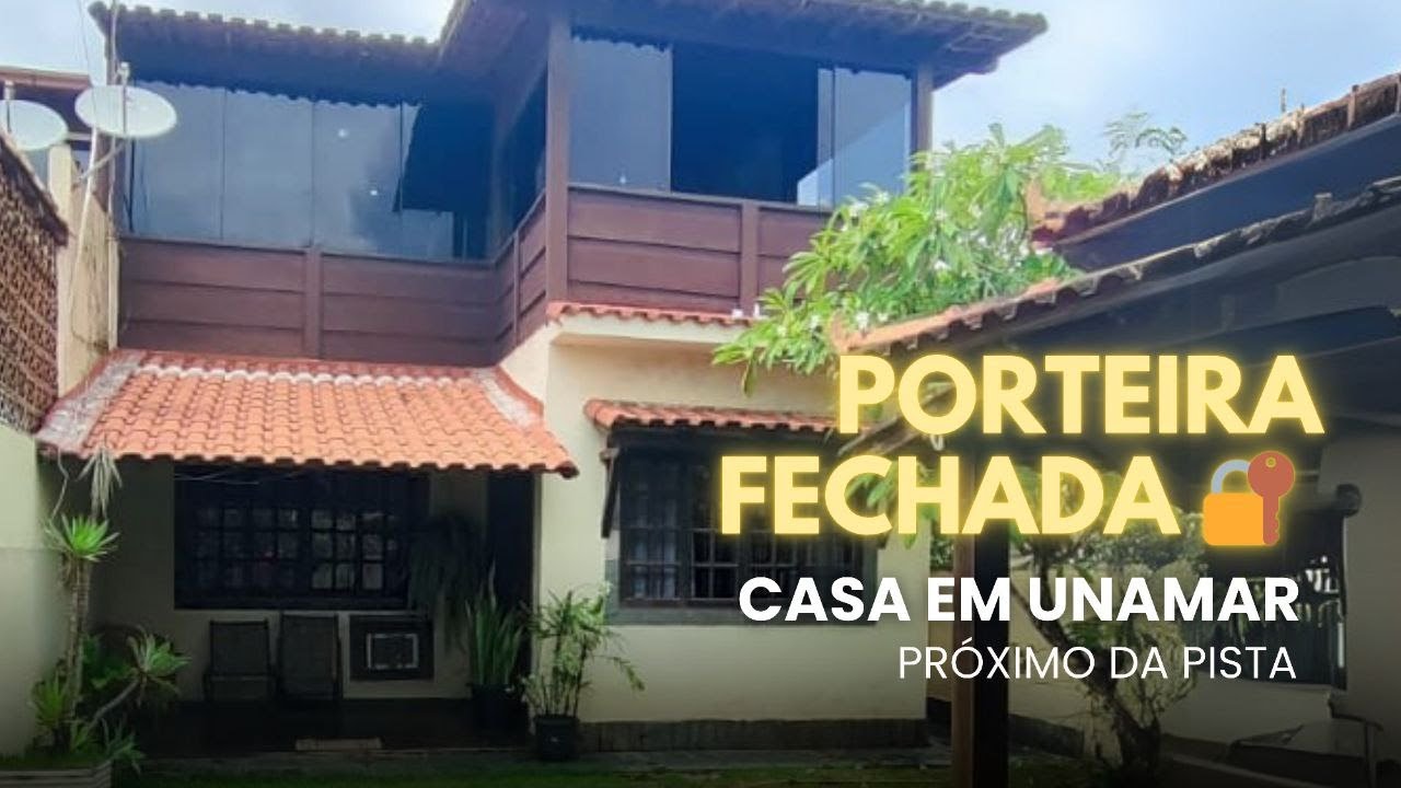 Casa á venda com tudo dentro em Unamar - próximo da pista 🏡