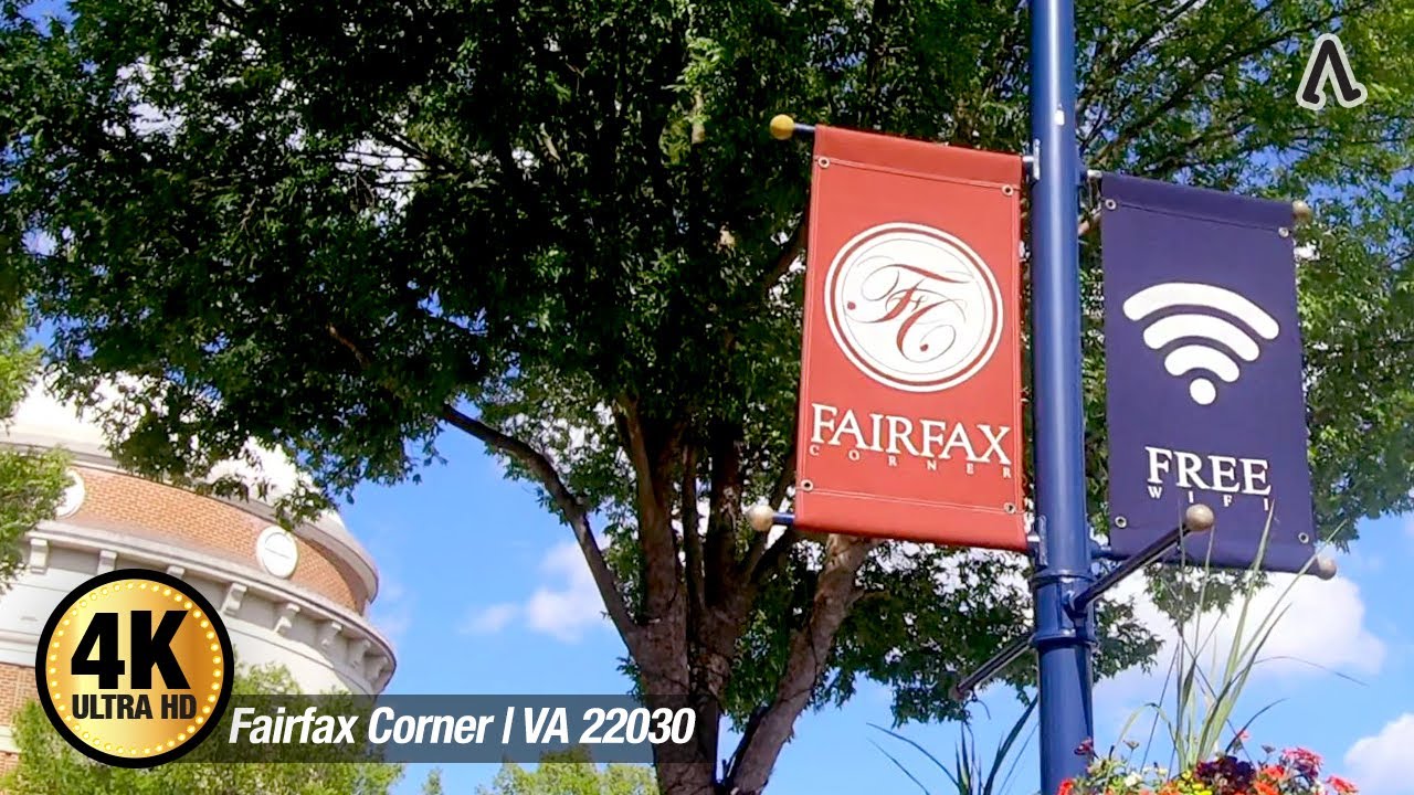 [4K] Fairfax Corner | VA 22030 #WalkingMap