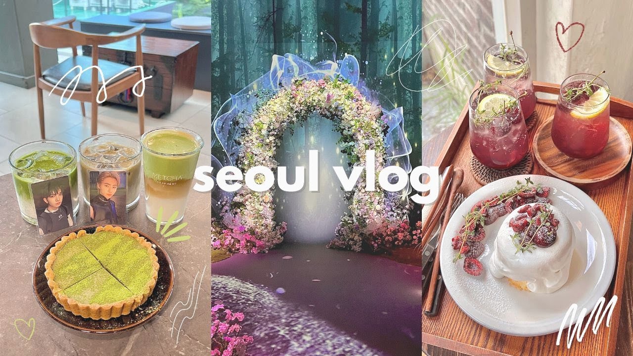 🇰🇷 seoul vlog | tim burton exhibition, myeongdong shopping, hongdae & yeonnamdong café hopping