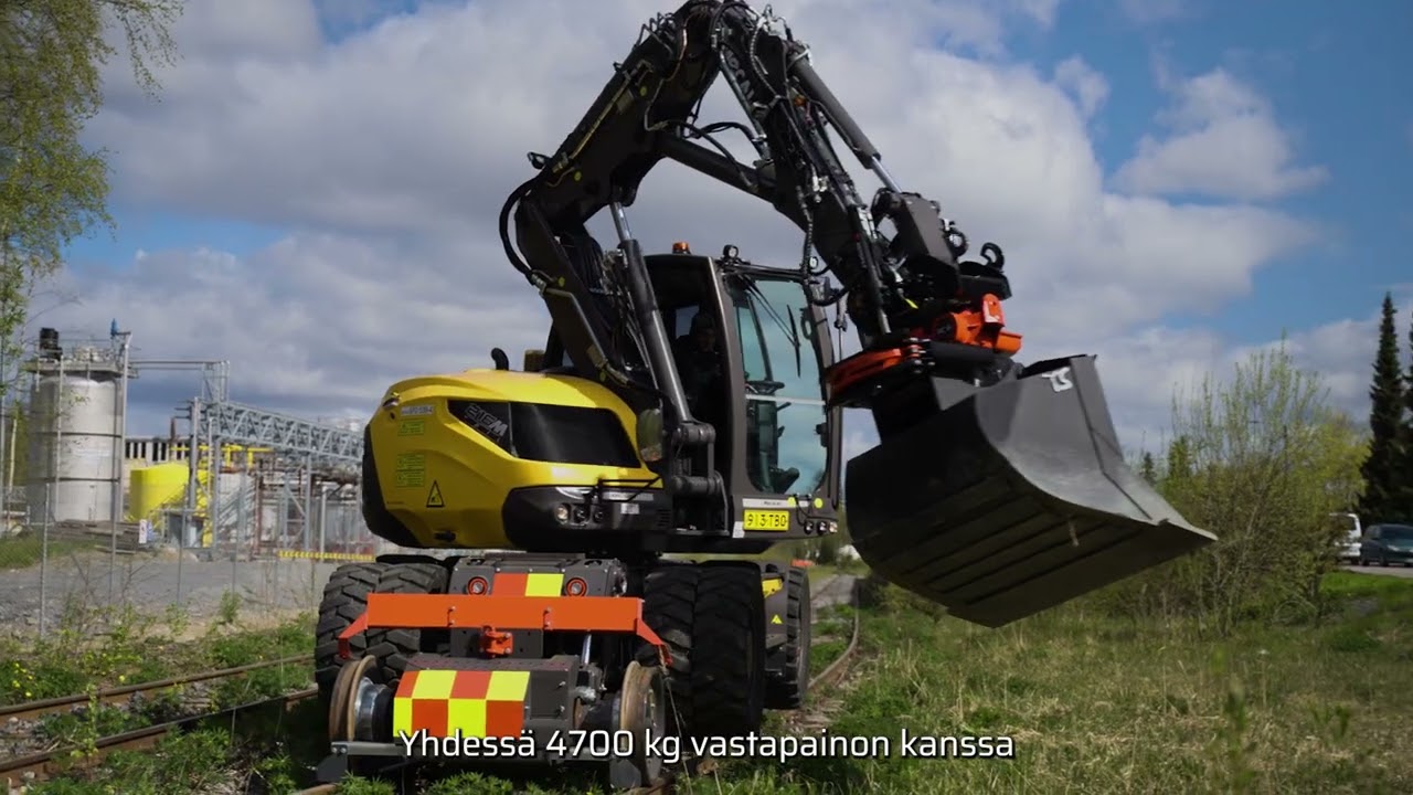 Mecalac 216MRail - Ratakone valmiina töihin