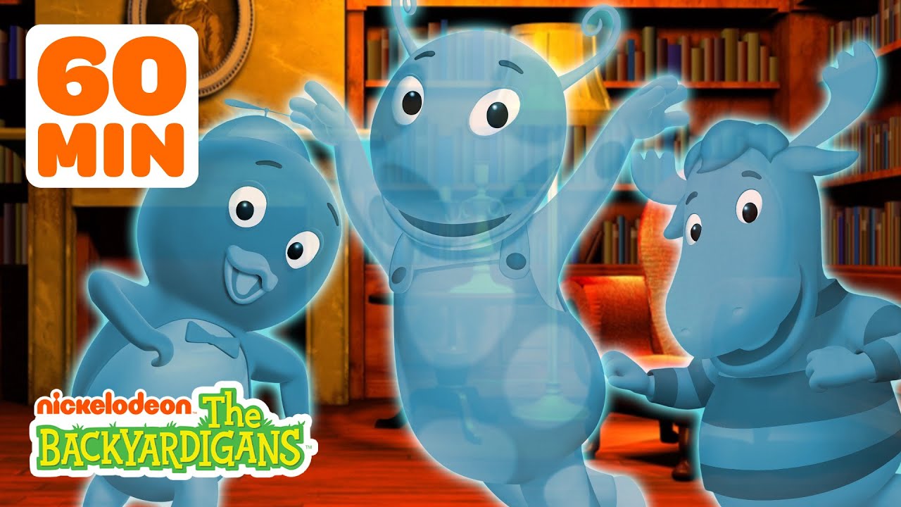 Scary Spooky Haunted House Adventures! w/ Ghost Pablo, Uniqua & Tasha | 1 Hour | The Backyardigans