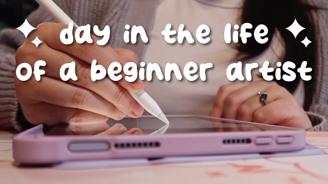 day in the life of a beginner artist ✨ | cozy small business vlog