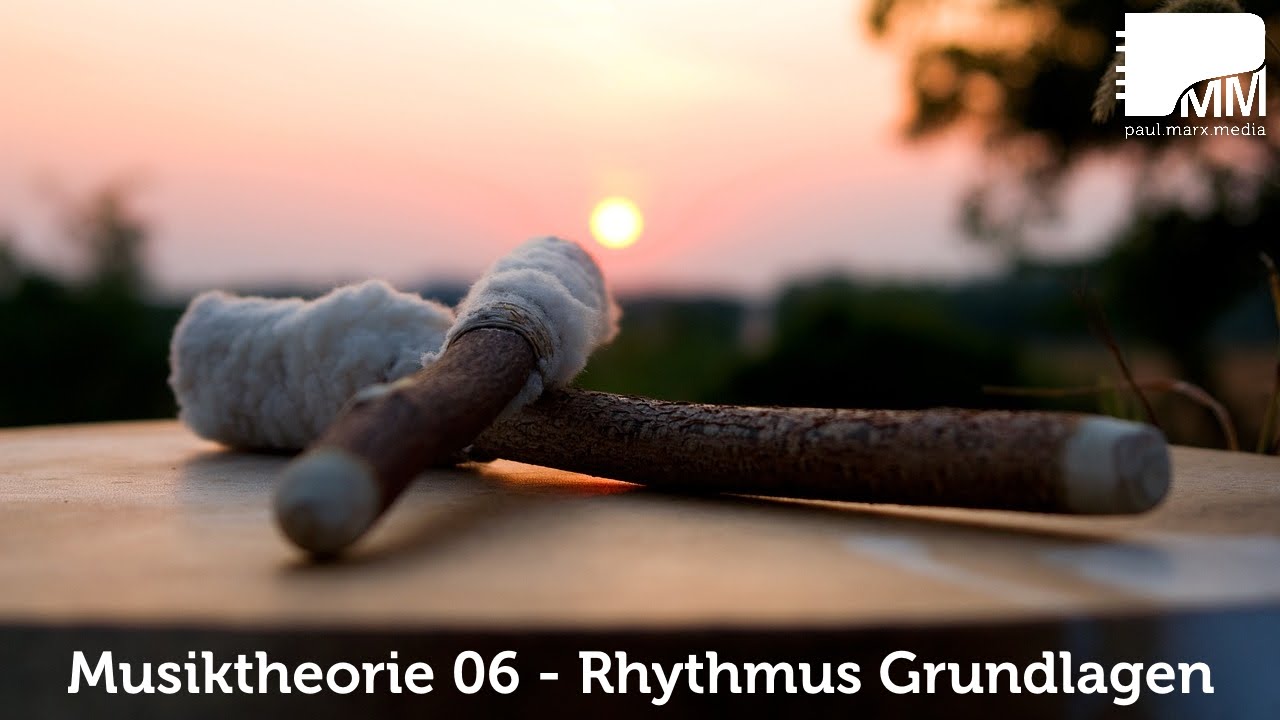 Musiktheorie 06 - Rhythmus Grundlagen - Notenwerte, Tempo und Taktart