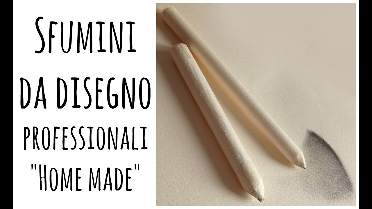 Come fare gli SFUMINI da disegno Home Made e come temperarli e pulirli (Disegno-utility)Arte per Te