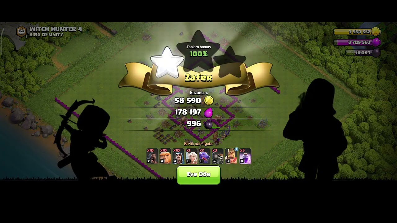 Savaş mücadele büyüme...#clashofclans 