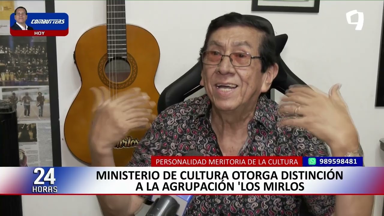 “Los Mirlos” reciben distinción de Personalidad Meritoria de la Cultura