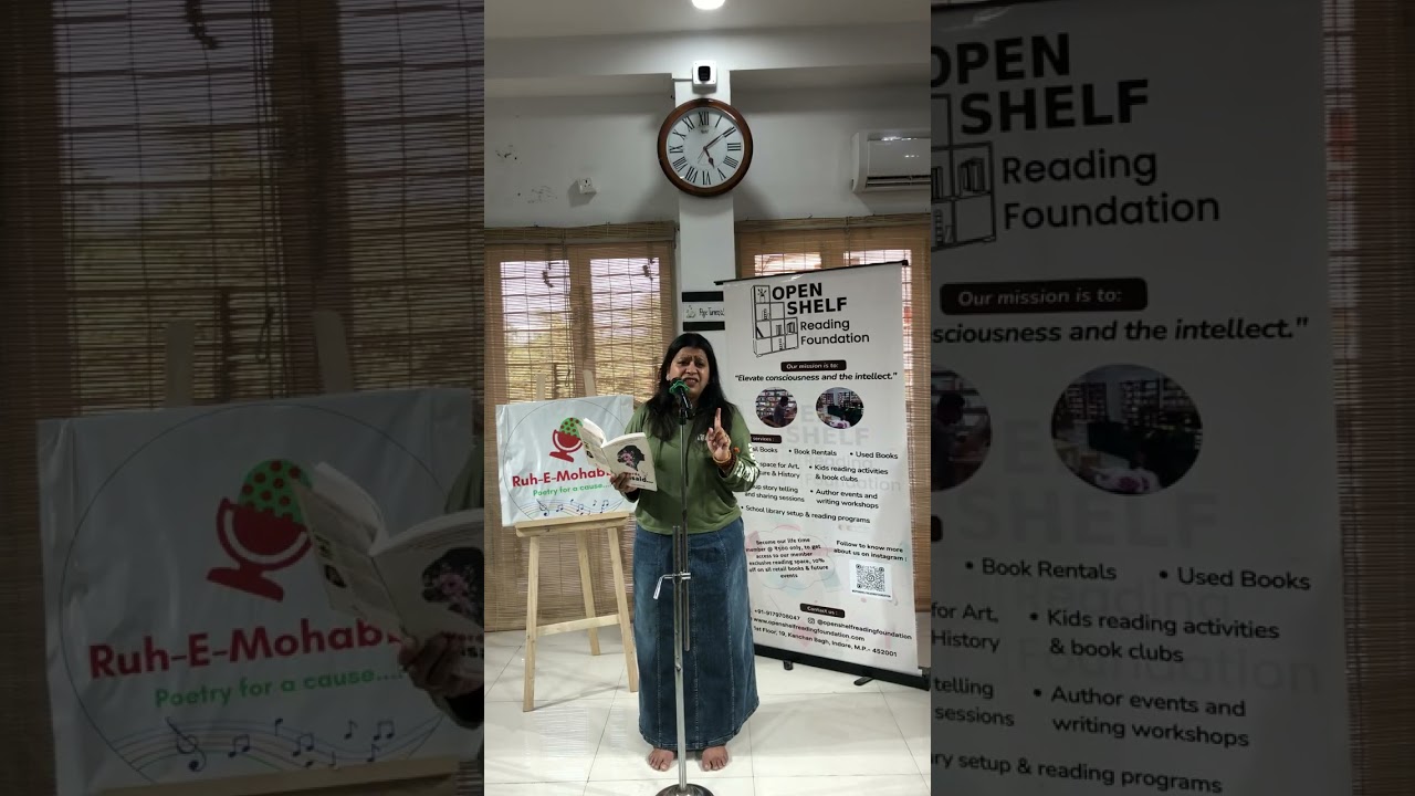 Poetry Performance by Shivi Goyal| February Open Mic| Indore| Ruh-E-Mohabbat
