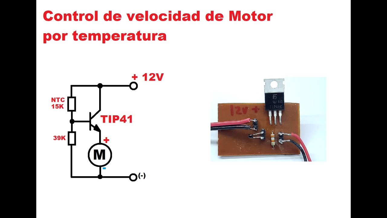 Control de velocidad de ventilador por temperatura