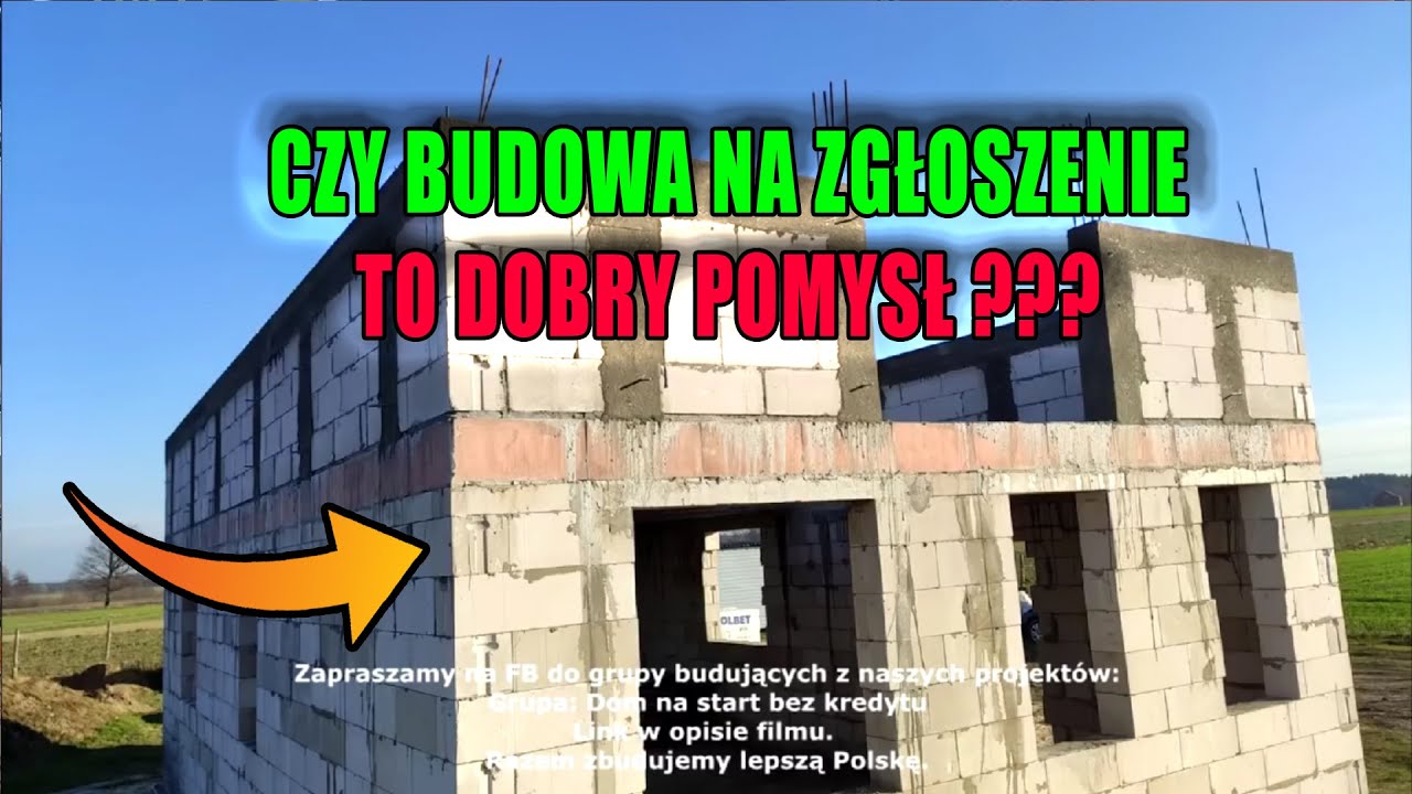 Budowa na zgłoszenie 70 M2 to mit! Budowa domu na pozwolenie? Budowa domu na zgłoszenie? Jak wybudow