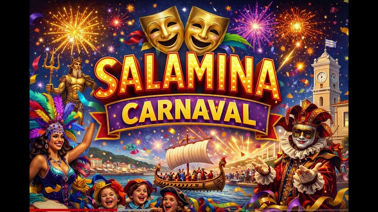 SALAMINA CARNAVAL 🎭 | Το Επίσημο Καρναβαλικό Τραγούδι Σαλαμίνας 2026 | Απόκριες & Παρέλαση