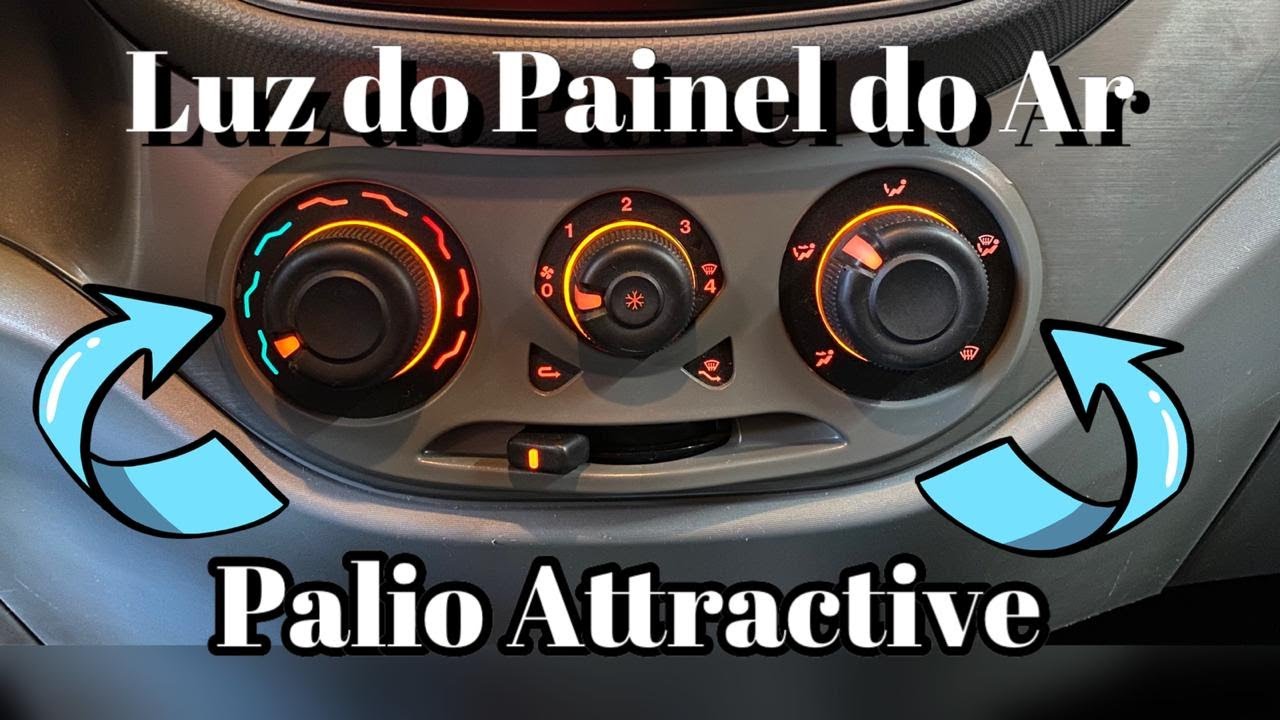 Como Trocar A Lampada Painel do Ar Condicionado do Palio Attractive
