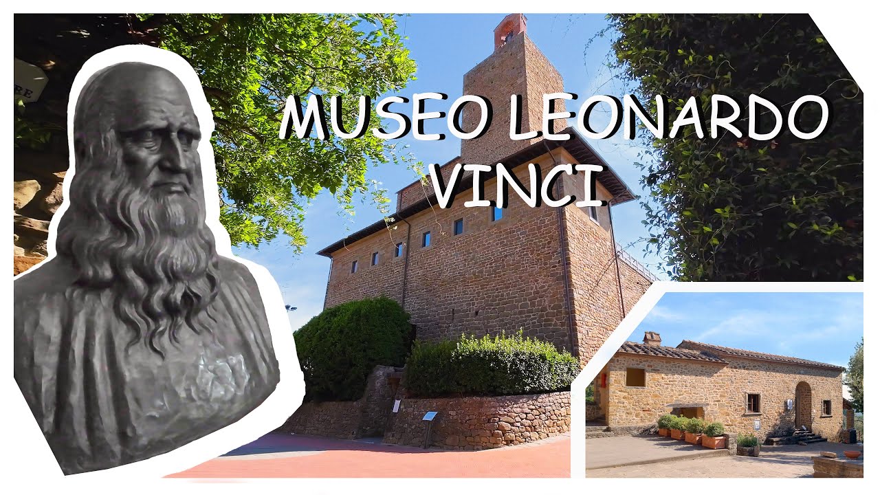 Vinci - Museo di Leonardo - Firenze - Città di Leonardo - 4K - Tour Museum - Walking Tour