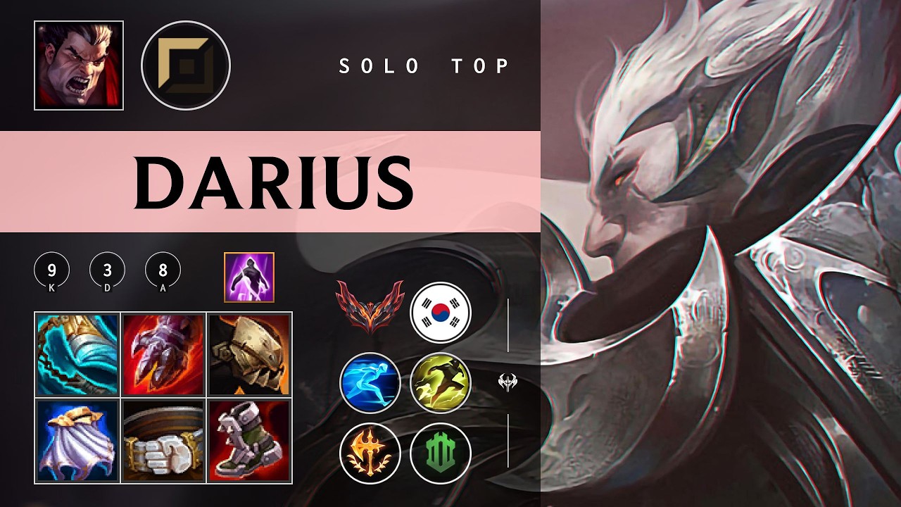 Darius Top vs Pantheon - KR Grandmaster Patch 26.04