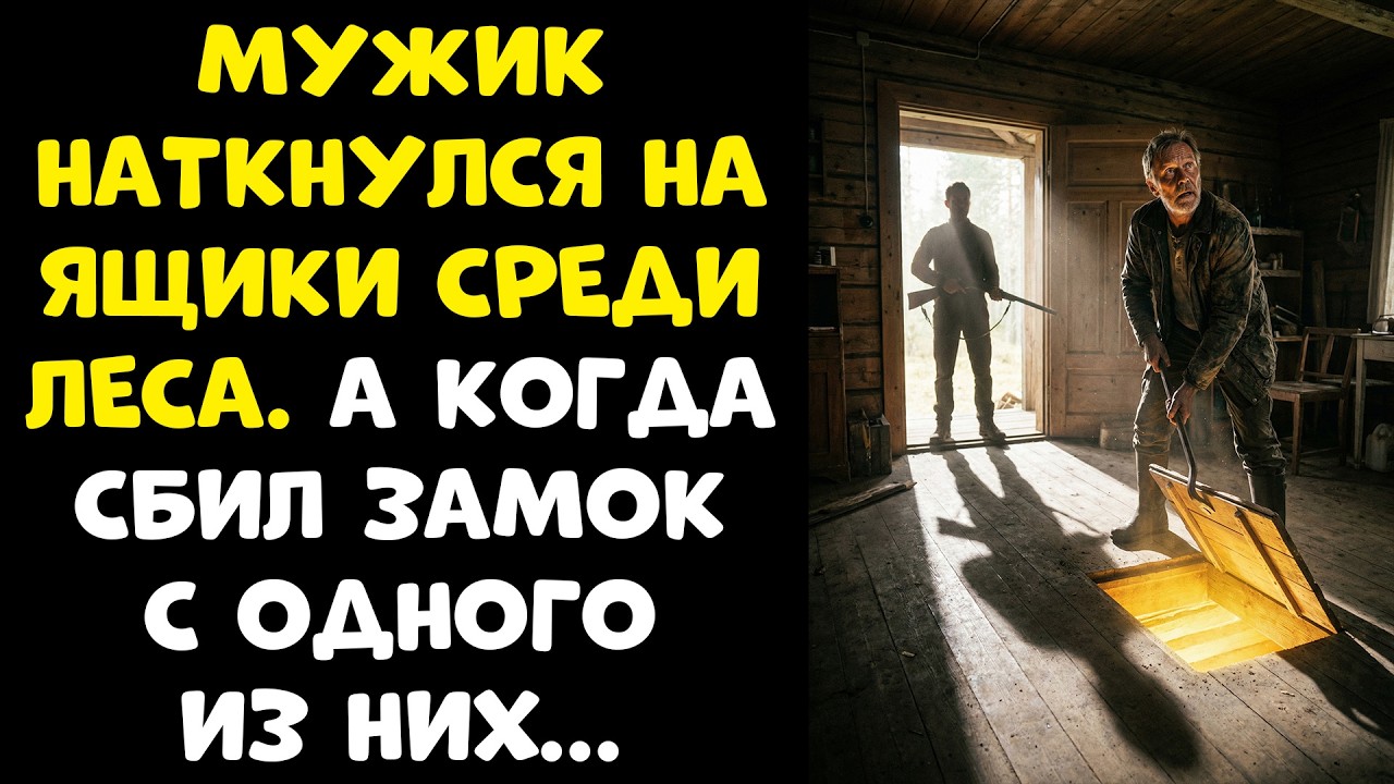 Мужик вскрыл ящик в лесу, а когда увидел содержимое — потерял дар речи...