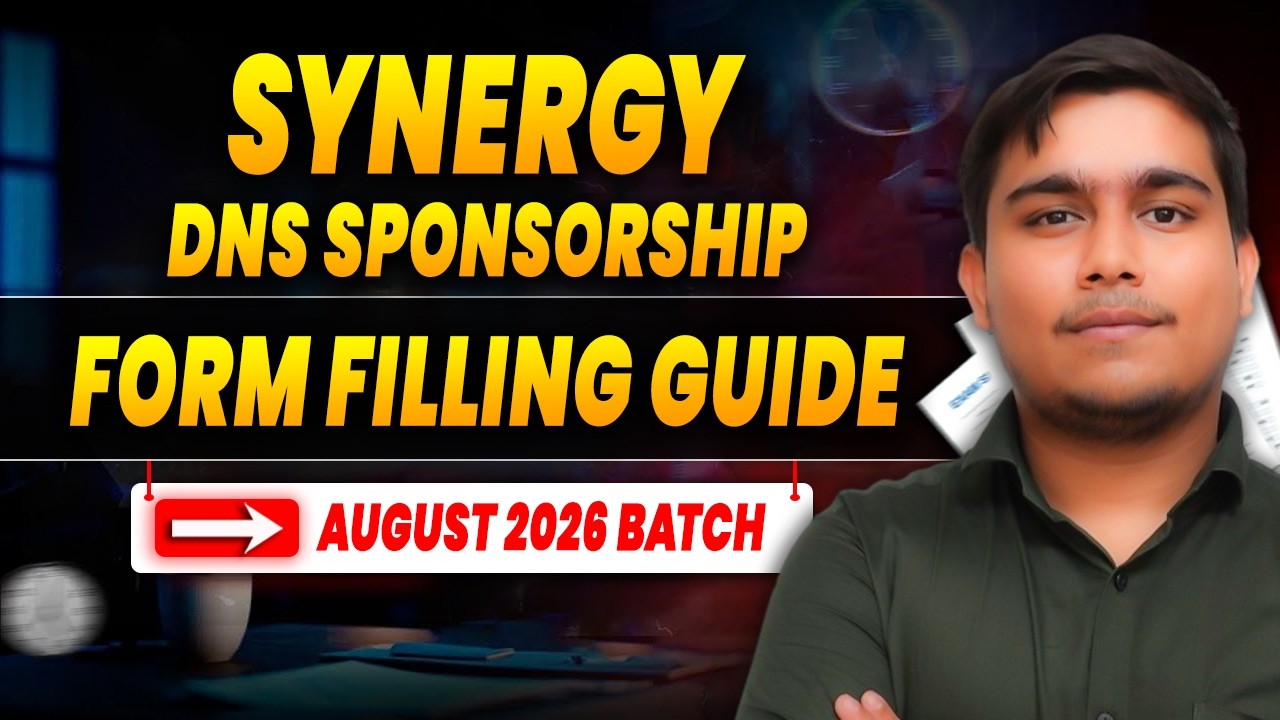 How to fill Synergy Sponsorship forms for DNS 2026?
