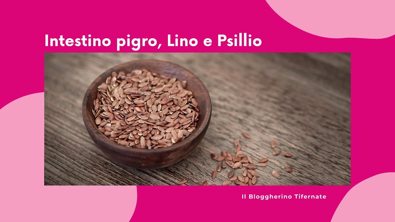 Video 23-11-2020: Intestino pigro, Lino e Psillio
