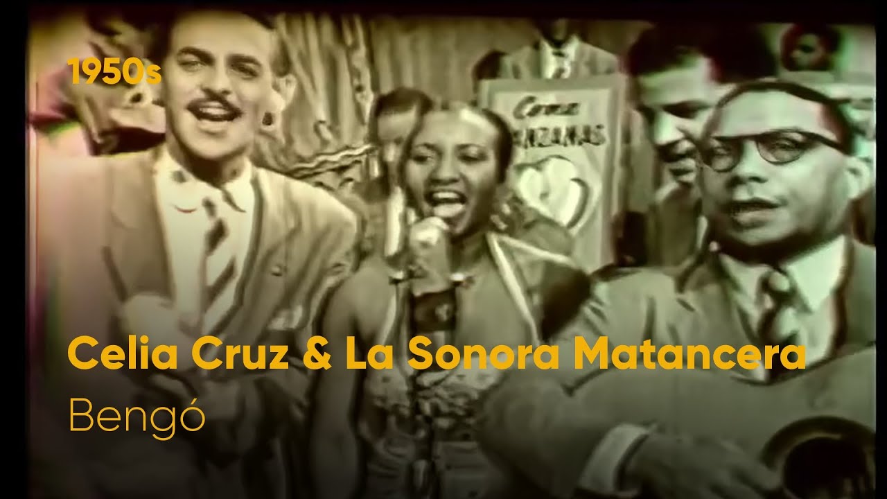 Celia Cruz y La Sonora Matancera - Bongó en vivo desde CMQ (Cuba 1950s)