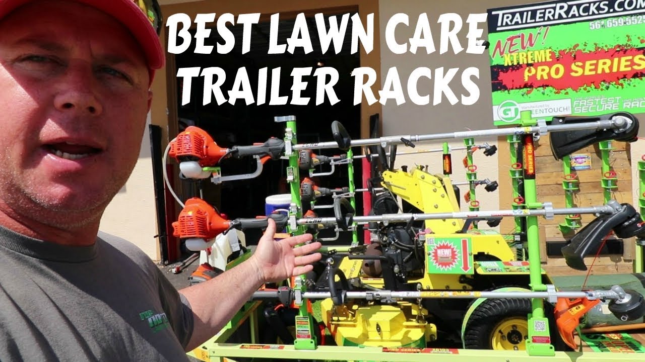Lawn and Landscape Trailer Racks, Lawn Care Setups Made Easy