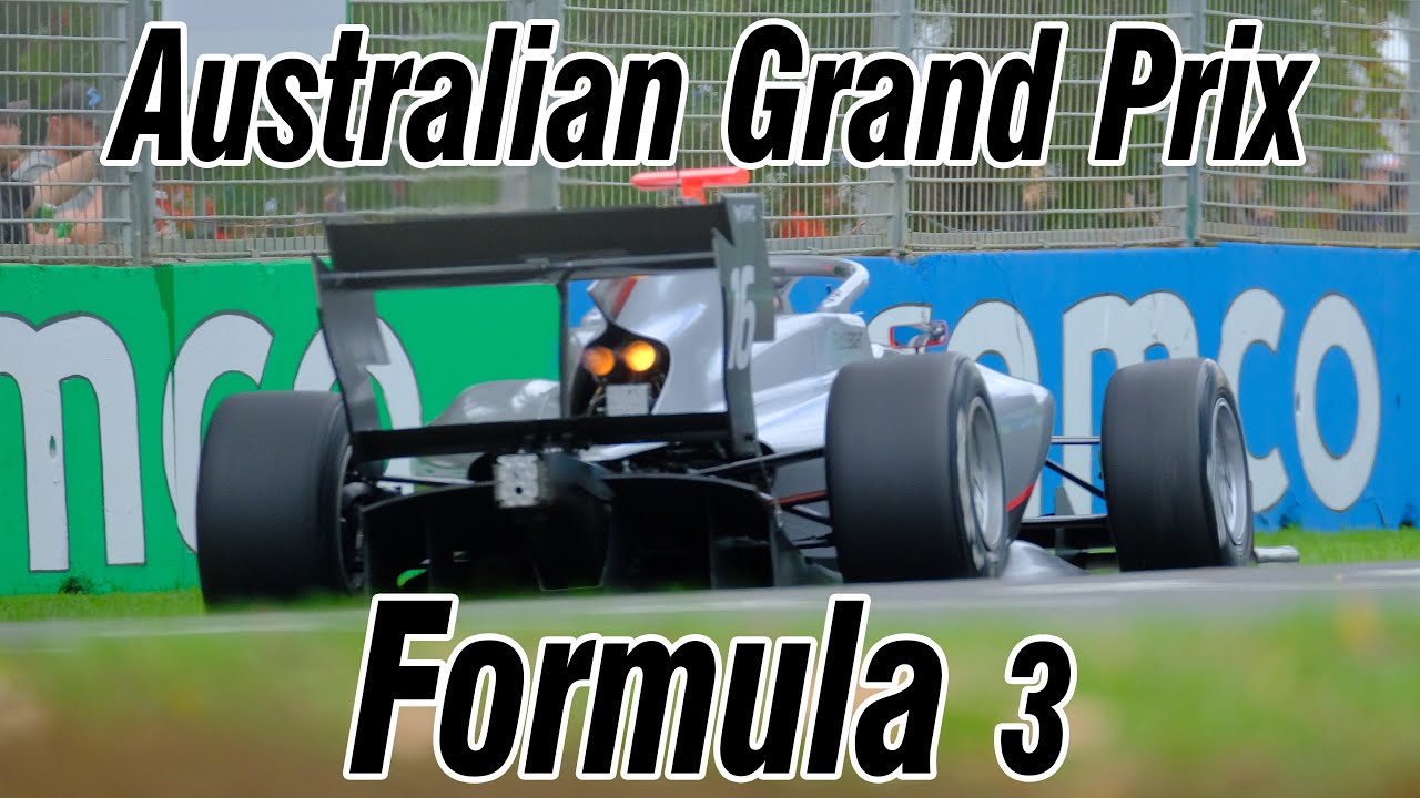 Formula 3 Action for the First Time at Albert Park! // Formula 1 Grand Prix Australia 2023