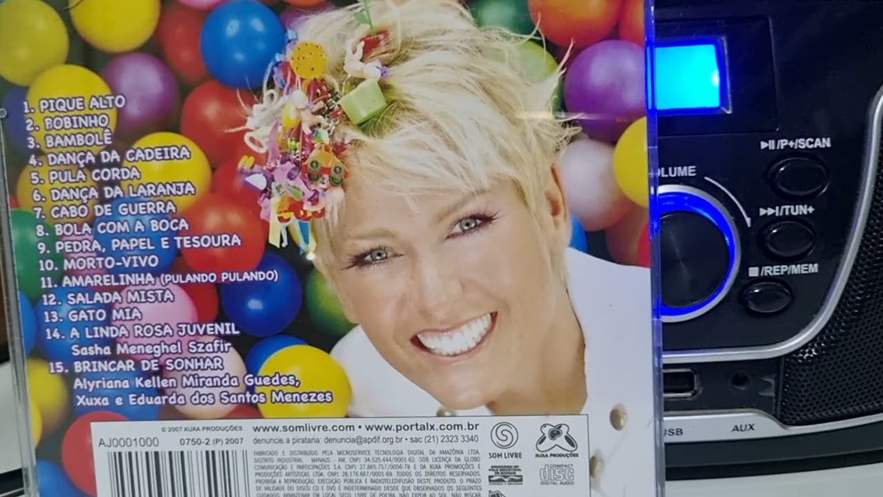 CD Xuxa Só Para Baixinhos 7 (P) 2007 SomLivre  • Pique Alto 