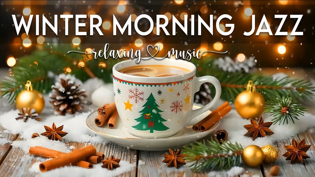 Winter Morning Jazz☕ January Bossa Nova Instrumental & Relaxing Jazz Cafe Music for Studying