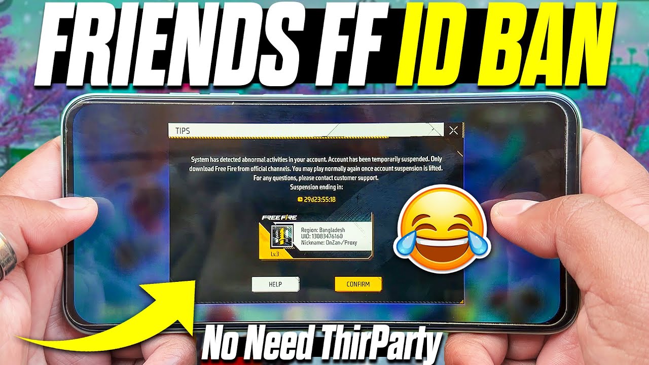 I Tested Free Fire ID Ban Ninja Technique 😱