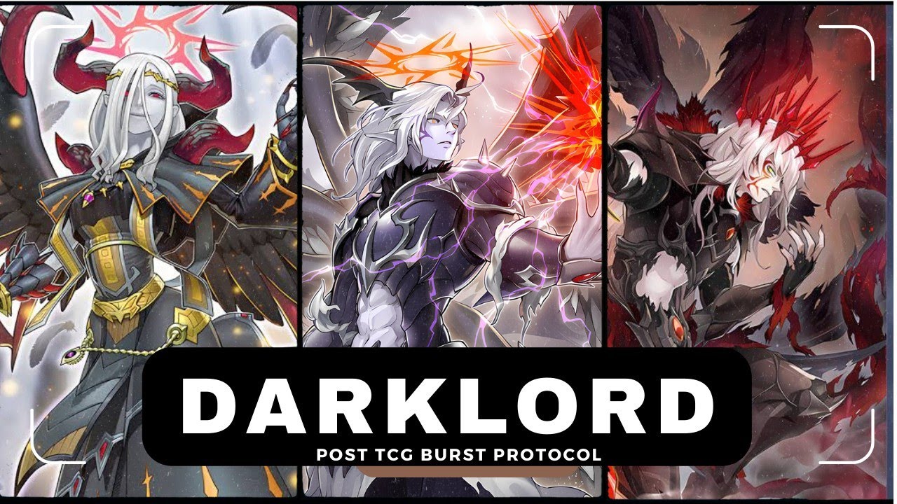 Повторы игр за колоду Darklord и обзор колоды после выхода TCG Burst Protocol в январе 2026 года.