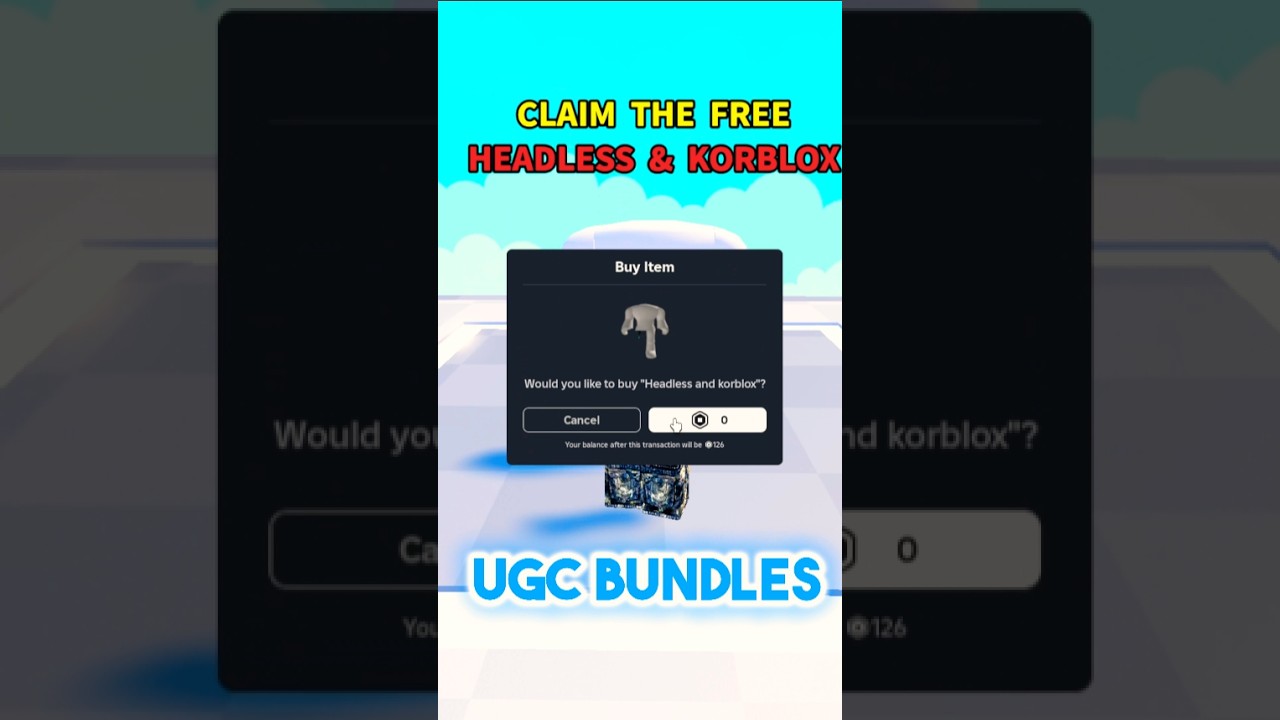 How to get free UGC items 😱 #roblox #robloxugc #shorts