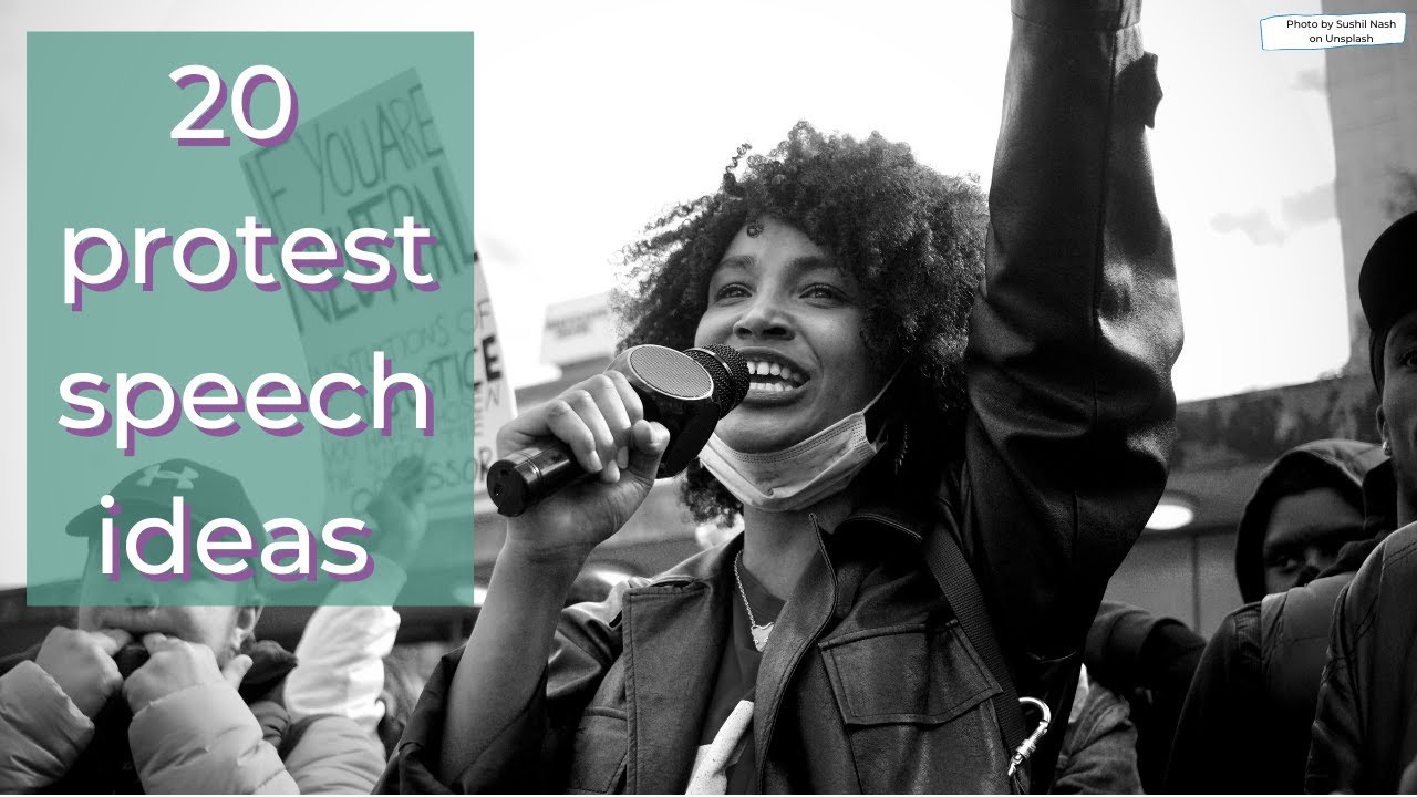 How to give a protest speech