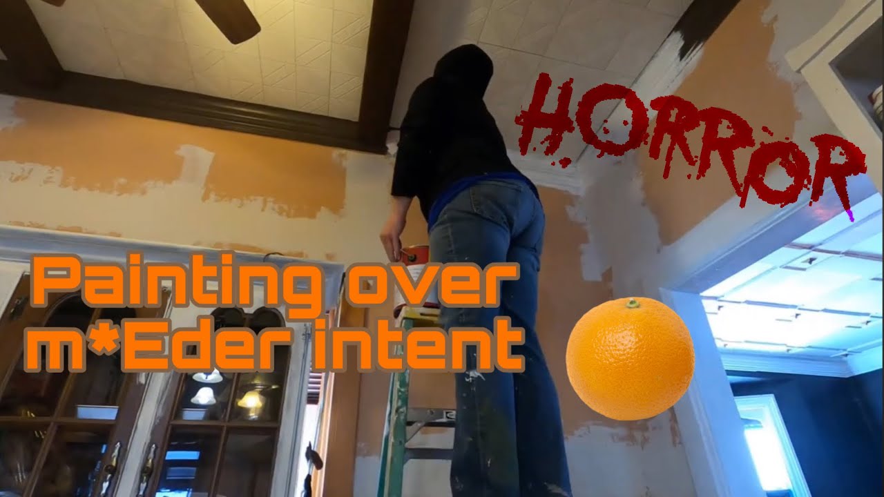 Painting Over the M*rderous-Intent Orange Kitchen | Old HouseMakeover
