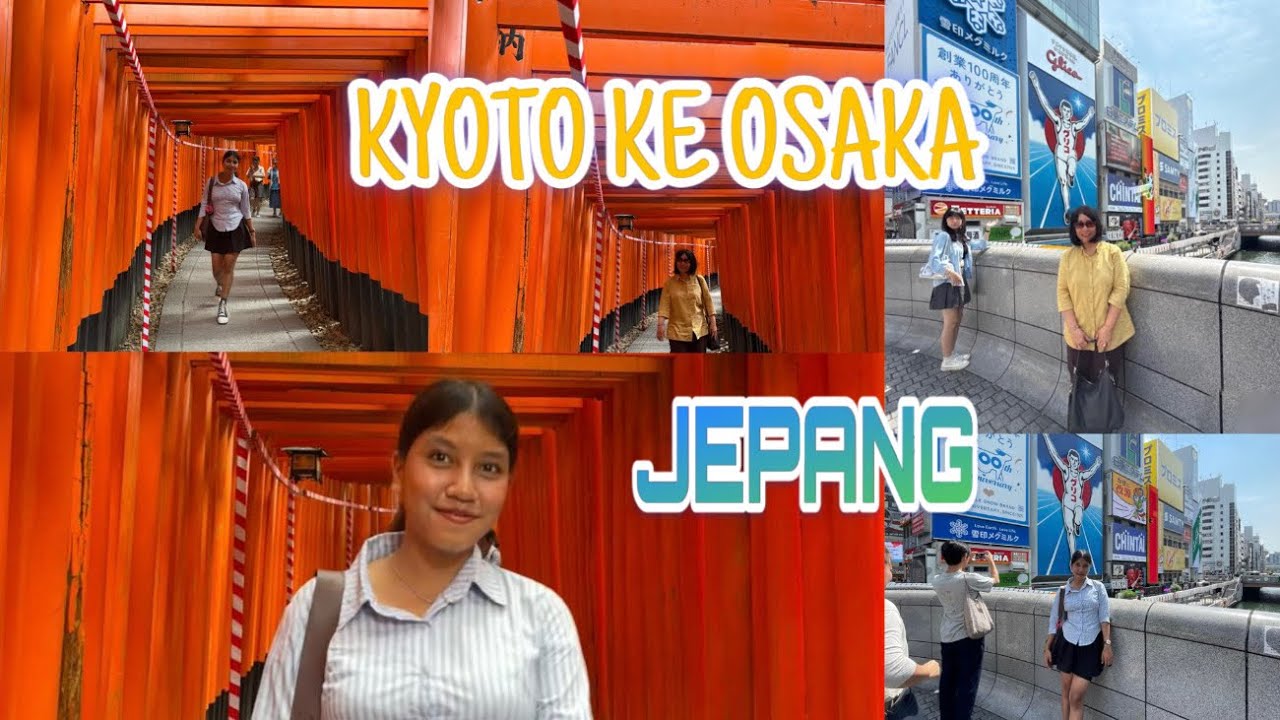 FUSHIMI INARY KYOTO KE DOTONBORI OSAKA, JEPANG 