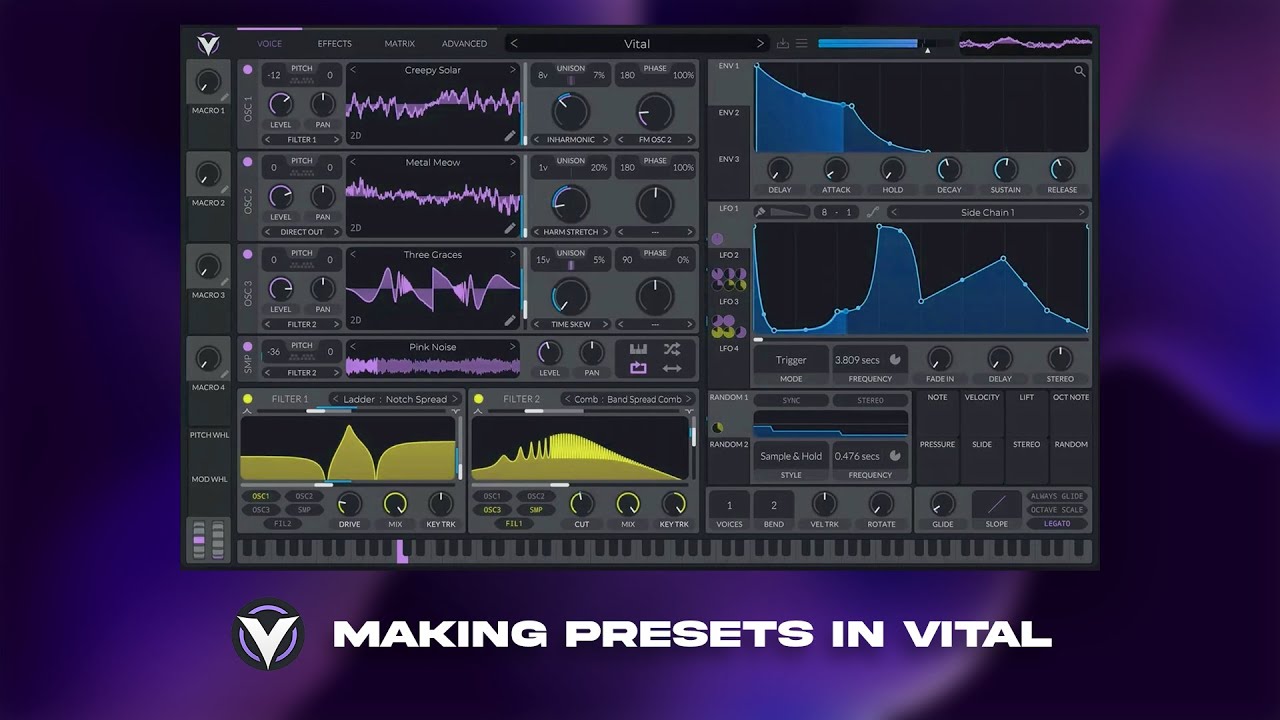 How to make an 808 using Vital!