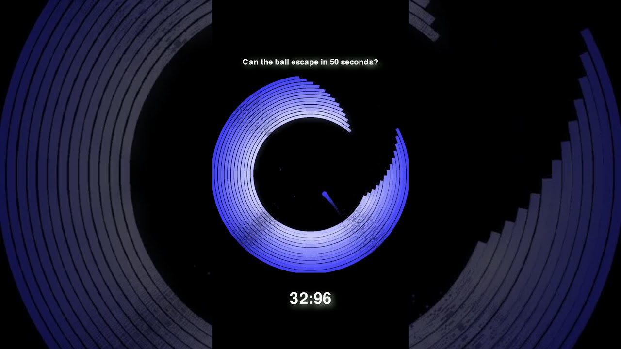 Can the ball escape in 50 seconds ? #77