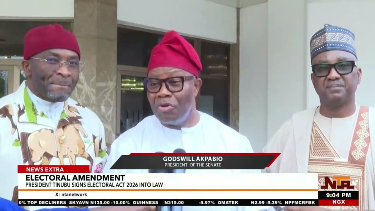Breaking: President Tinubu Assents to New Electoral Act