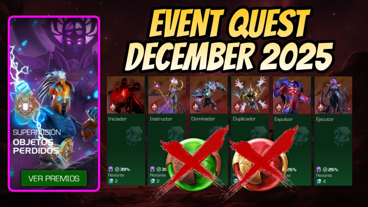 How to EASILY PERFORM the EVENT QUEST DECEMBER 2025 + BOSS FIGHTS WITHOUT SPENDING! | MCOC