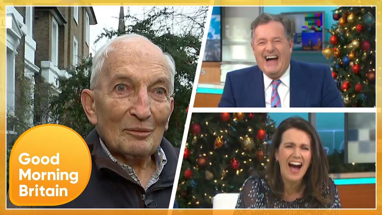Vaccine Hero 91 Year Old Martin Kenyon Asks Piers ‘Who Are You?’ | Good Morning Britain