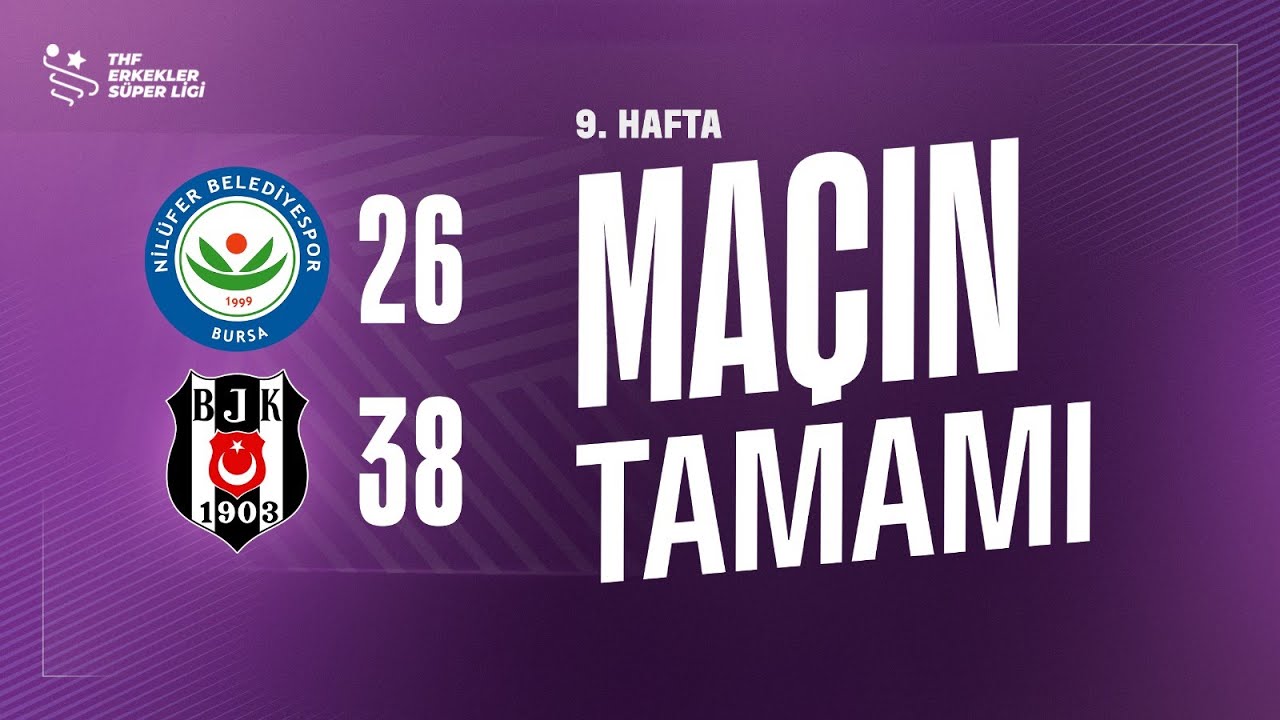 Nilüfer Belediyesi SK 26-38 Beşiktaş | Erkekler Süper Lig 9. Hafta