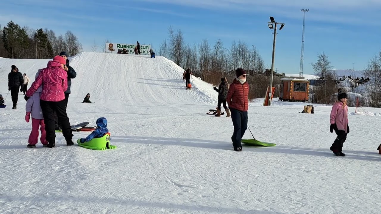 Most popular winter sport in Finland 🇫🇮 Downhill skiing ⛷️