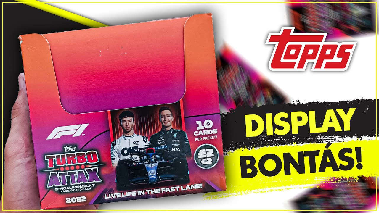 DISPLAY BONTÁS! I Topps F1 Turbo Attax 2022