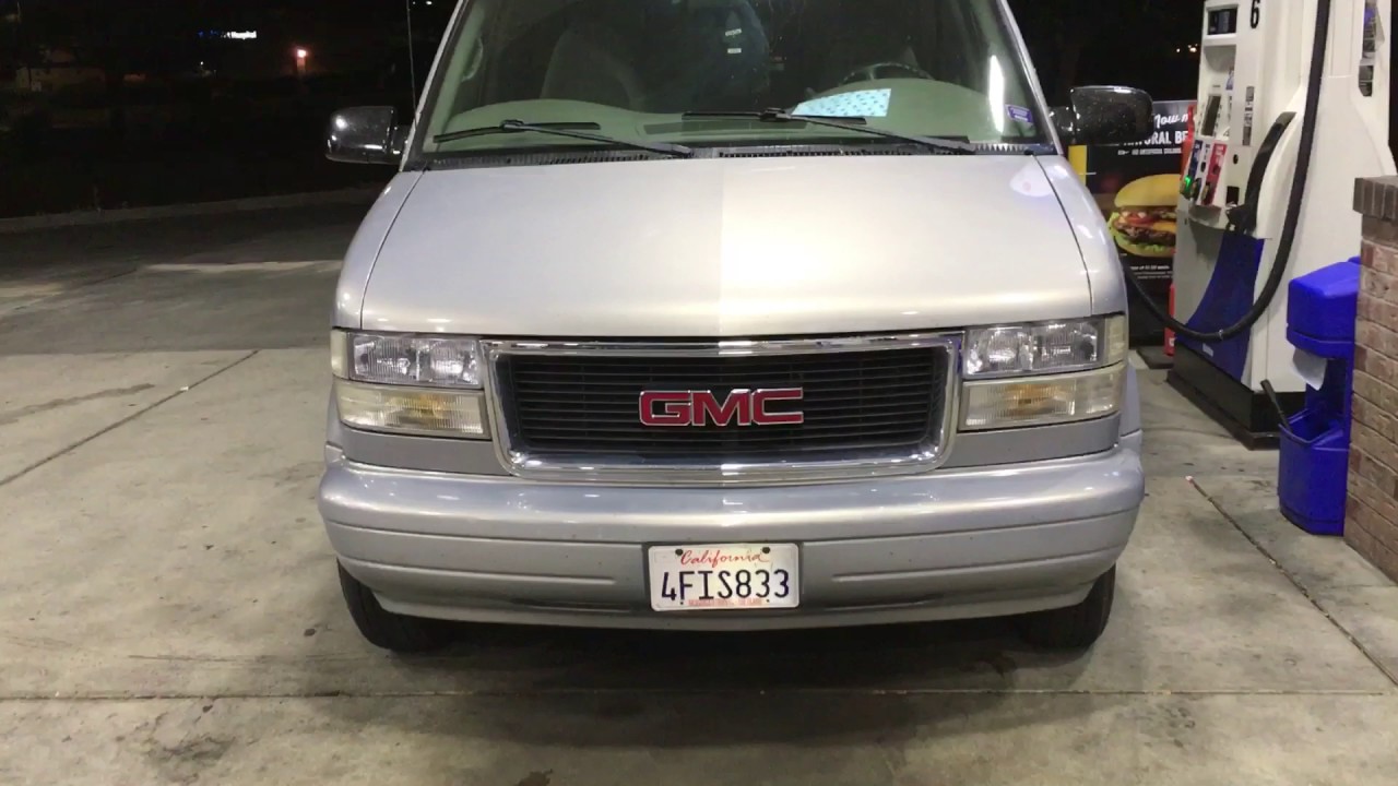 32. GMC Safari Расход бензина, заправка полного бака. Обзор Американца