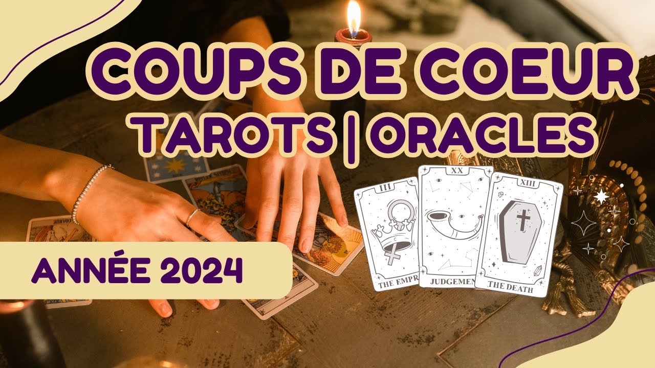 Mes coups de cœur 2024 tarots et oracles