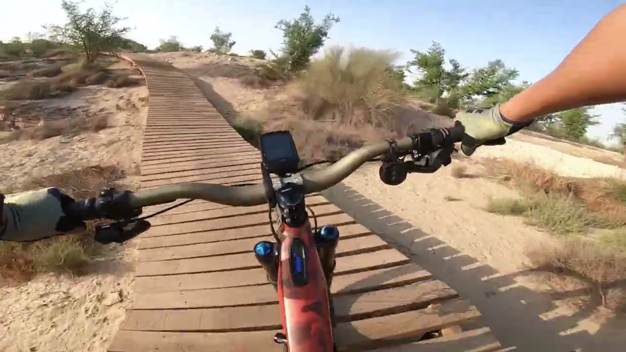 Specialized Turbo Levo in Action at Dubai Mushrif MTB Park