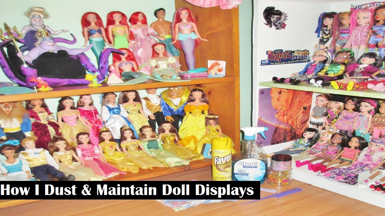 How I Dust & Maintain Doll Displays