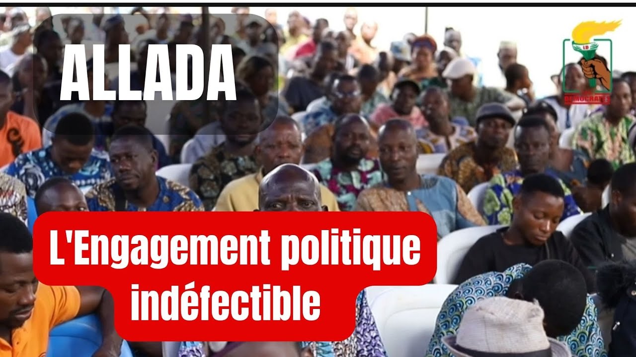 ALLADA : les militants et militantes se disent prêts pour la grande victoire en 2026 