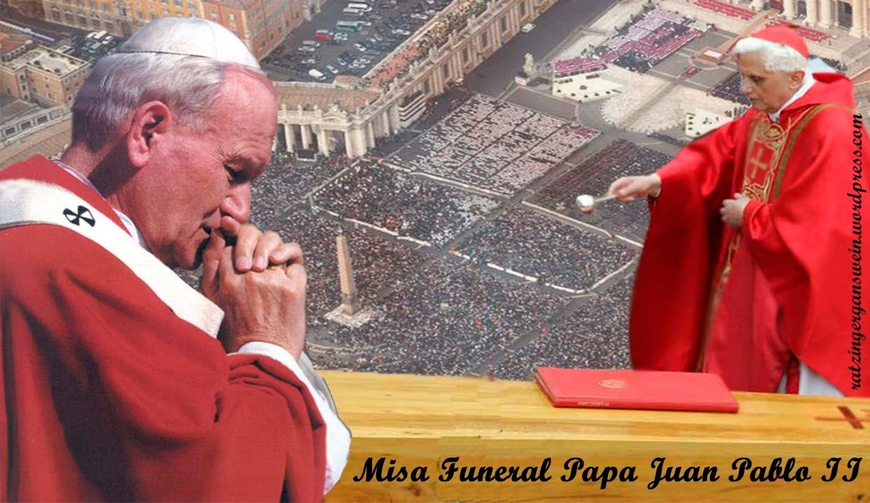 JOSEPH RATZINGER - MISA FUNERAL JUAN PABLO II (08.04.2005)