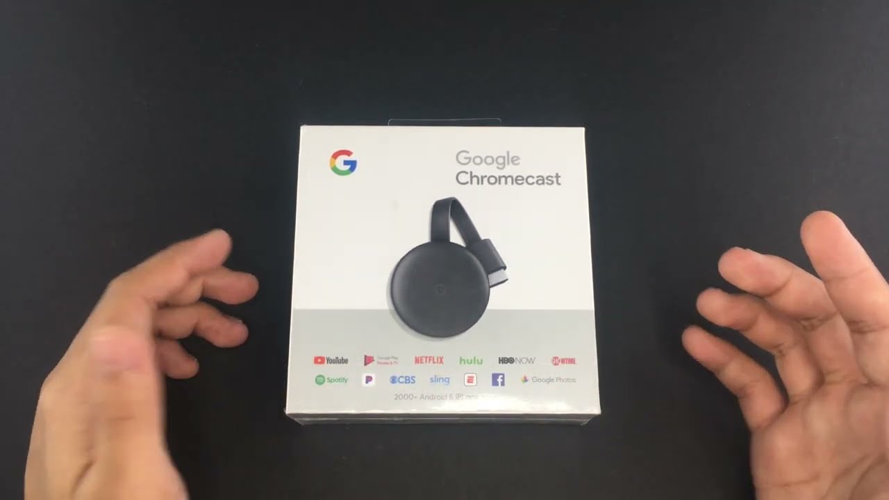 Google Chrome cast 3rd Gen. Unboxing