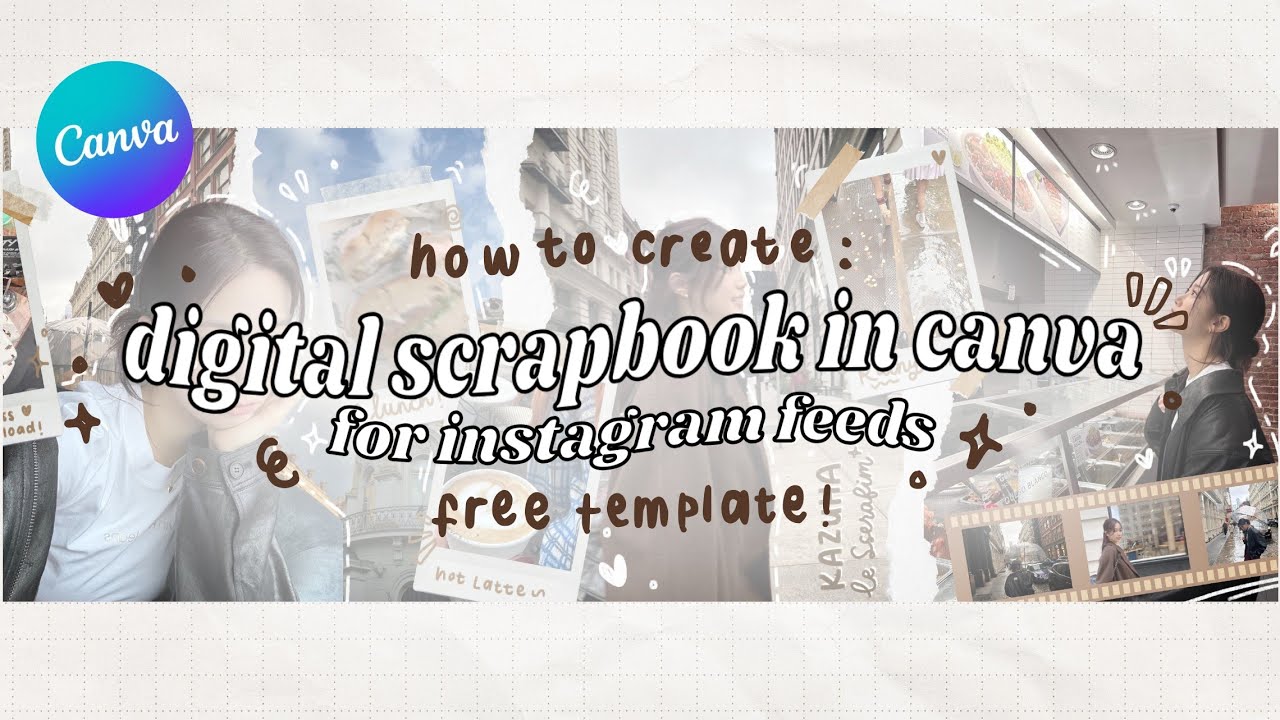 Учебное пособие по созданию цифрового альбома в Canva для лент Instagram (бесплатный шаблон!)