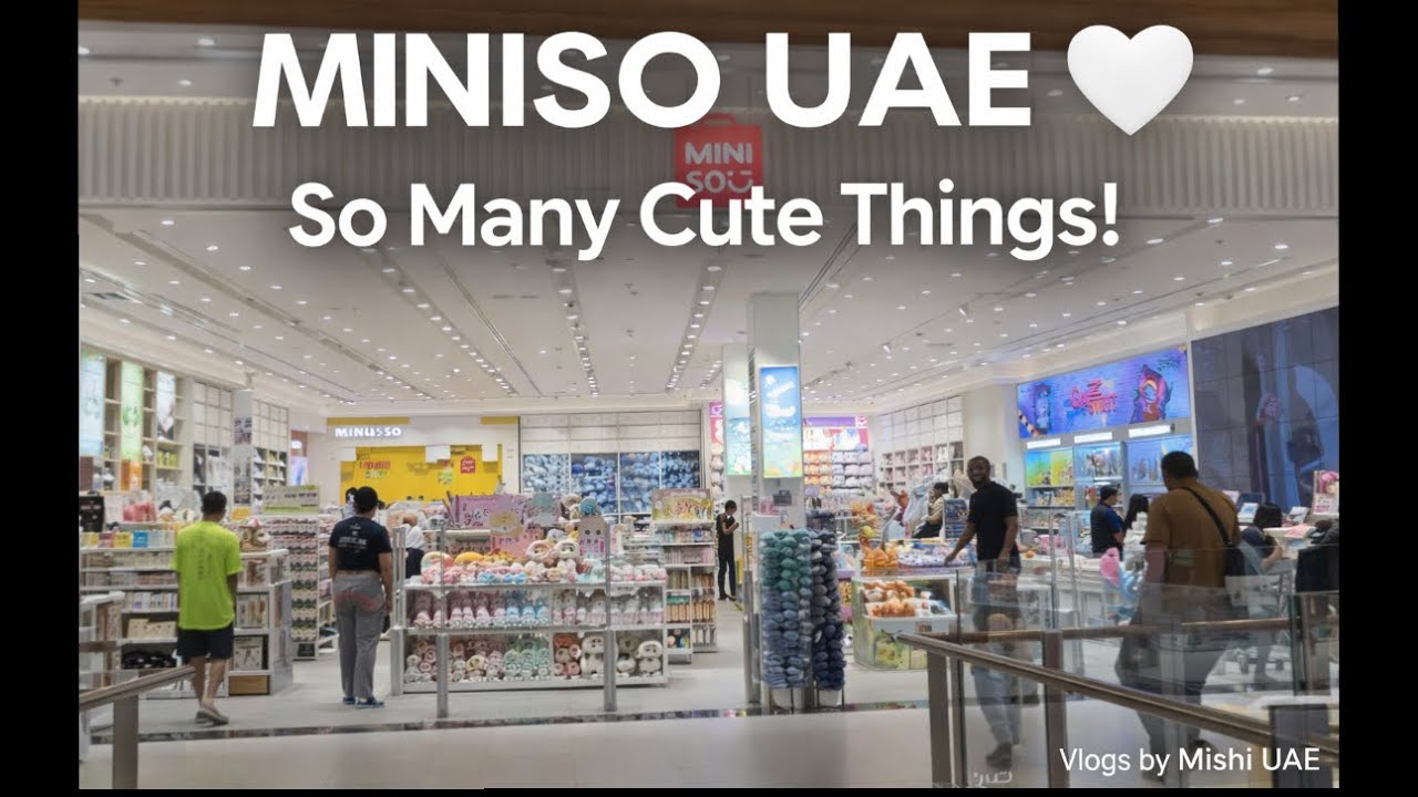 MINISO UAE Store Tour 🛍️ | So Many Cute & Affordable Things | Vlogs by Mishi UAE