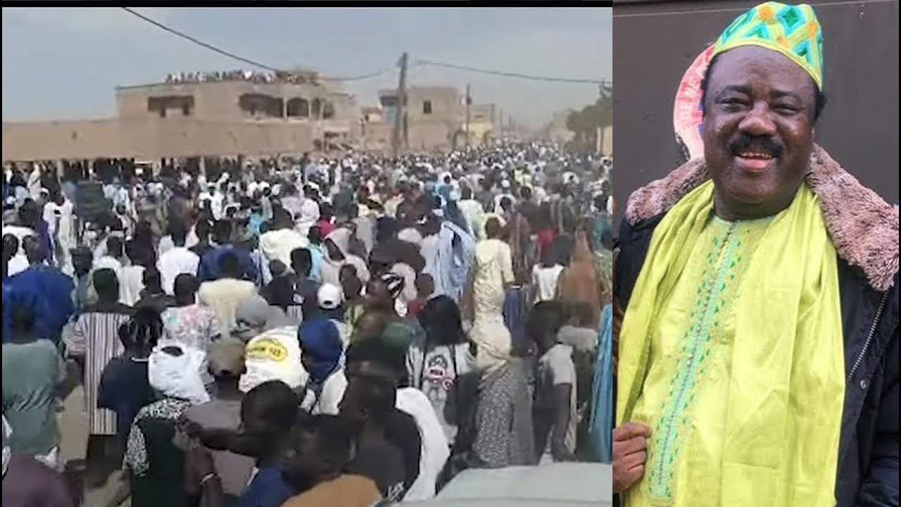 Une foule incroyable à l'enterrement de Samba Abidjan (richissime homme d’affaires)